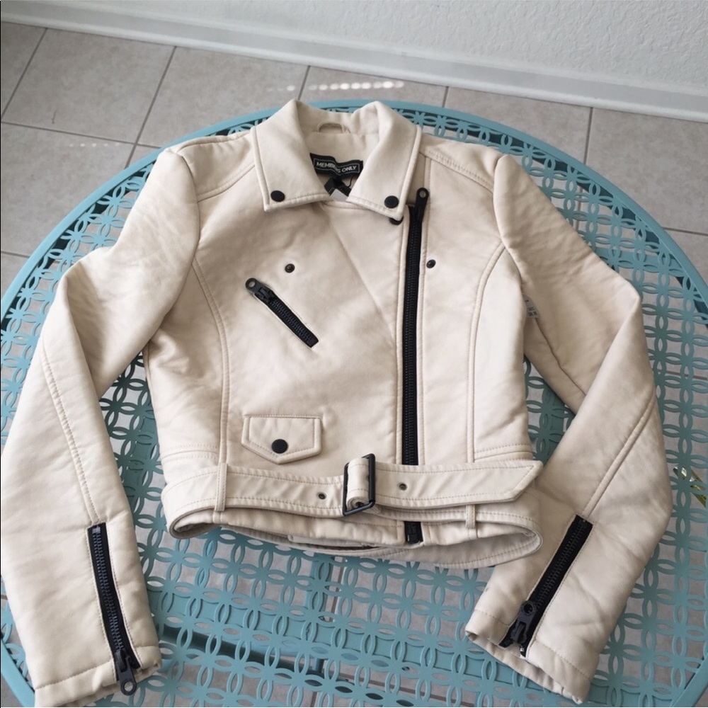 Urban Outfitters Members Only Moto Leather Jacket